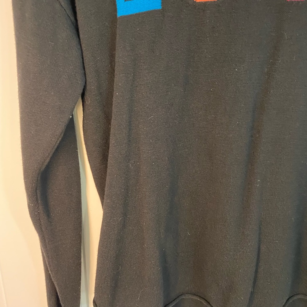 Rachel Zoe love basketball knit sweater cashmere blend top pullover‎ sz S - Picture 5 of 11